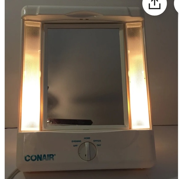 conair Other Vintage Conair Lighted Mirror Make Up Mirror Magnifying And Regular Poshmark
